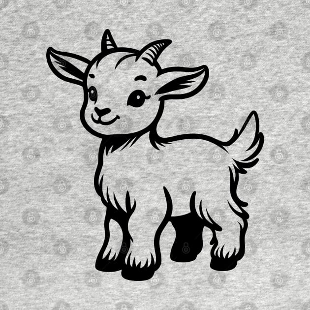 Cute Goat by KayBee Gift Shop